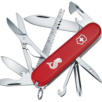 ຕົ້ນສະບັບນໍາເຂົ້າ Victorinox Swiss Army Knife Fisherman 1.4733.72 counter 91MM Swiss Sergeant Knife ຂອງແທ້