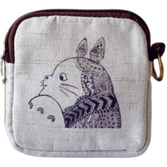 New cotton linen print cartoon shell coin key bag short wallet cloth art female bag hot sales New cotton linen print cartoon shell coin key bag short wallet cloth art female bag hot sales