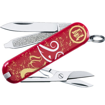 Victorinox Swiss Army Knife Chinese Zodiac Special Edition ປີຂອງກະຕ່າຍແລະປີຂອງ Tiger Model Portable Swiss Army Knife