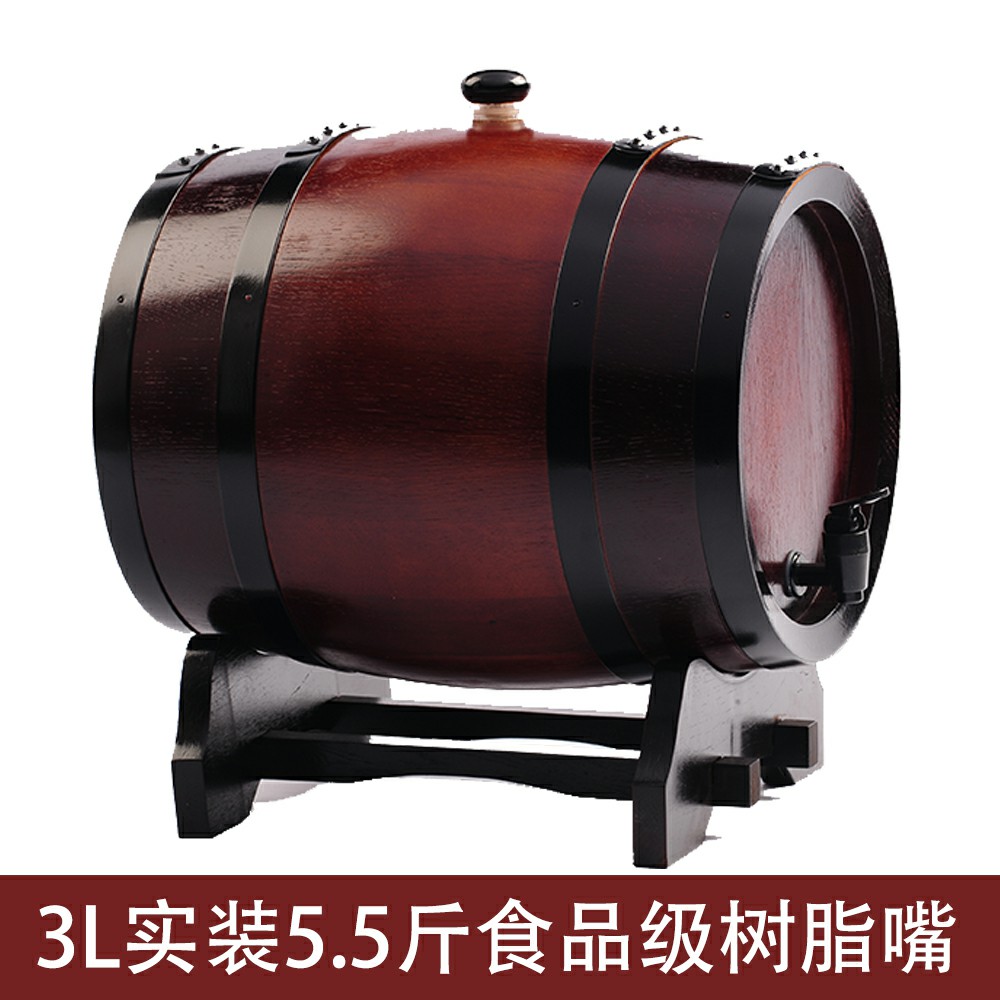brand gutsless oak wine barrels 3 liters 5 liters 10l 20l 30 liters toasted oak barrels, wine barrels, self-brewed wine barrels