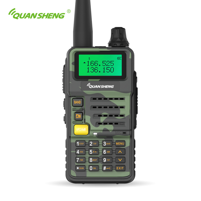 quansheng uv-r50 outdoor walkie talkie dual frequency dual section professional civil frequency modulation high power self driving tour km mobile