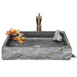 Outdoor counter basin retro sink wash basin courtyard stone trough marble pool outdoor stone stone wash basin