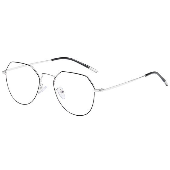 Anti -radiation anti -Blu -ray fatigue computer myopia glasses frame Women can be equipped with flat light eyes men's Korean version of the tide round face Anti -radiation anti -Blu -ray fatigue computer myopia glasses frame Women can be equipped with flat light eyes men's Korean version of the tide round face