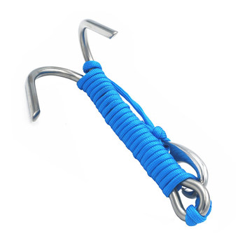 ໂລຫະປະສົມ TOOKE titanium double flow hook single flow hook double flow hook single flow hook ທົນທານຕໍ່ corrosion thickened diving hook double flow