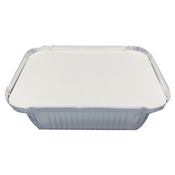 185/1813 tinfoil box baked rice pasta barbecue disposable thickened aluminum foil lunch box rectangular tinfoil packaging box