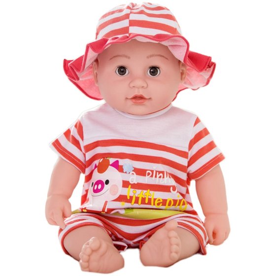 Children's simulation doll soft glue baby can speak princess doll baby sleep cloth doll girl toys Children's simulation doll soft glue baby can speak princess doll baby sleep cloth doll girl toys