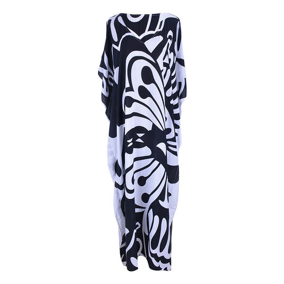 Cotton butterfly positioning loose seaside vacation clothes long skirt beach blouse swimsuit outside bikini sunscreen
Cotton butterfly positioning loose seaside vacation clothes long skirt beach blouse swimsuit outside bikini sunscreen