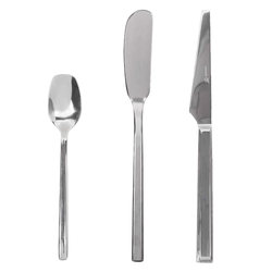 Western tableware set, knife fork spoon three -piece high -grade stainless steel main dining bison, stealing knife fork fruit fork coffee spoon