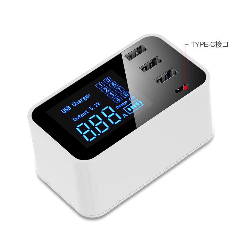 tibang multifunctional usb smart soet panel porous multifunctional household row soet with wire qc3.0 compatible super fast charge flash charge pd conversion charger power strip 8-hole soet board