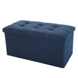 Jian Mo Mo denim fabric storage stool storage storage stool adult can take a storage box to change shoes and stool factory direct supply