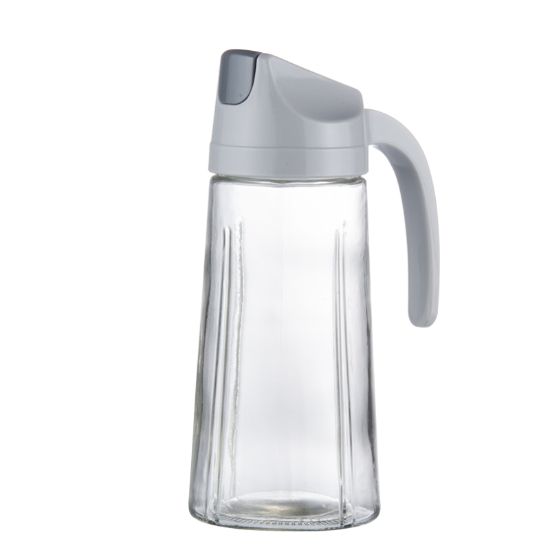 nordic ins wind household oil bottle oiler leak-proof glass soy sauce bottle seasoning bottle vinegar pot kitchen automatic opening and closing