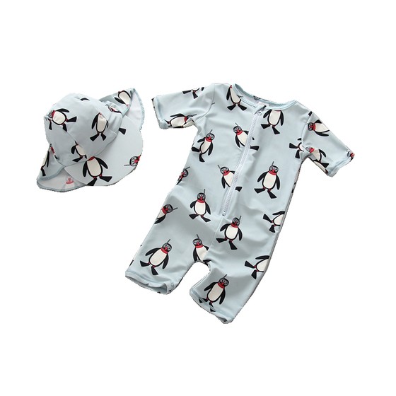 Korean children's conjoined short -sleeved swimsuit anti -ultraviolet boy diving surfing sunscreen conjoined swimsuit set
Korean children's conjoined short -sleeved swimsuit anti -ultraviolet boy diving surfing sunscreen conjoined swimsuit set