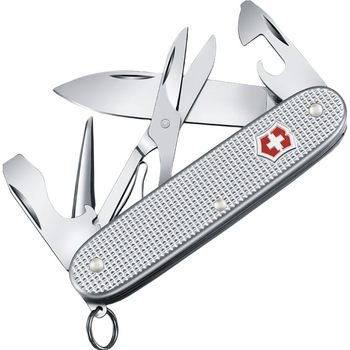 Victorinox Swiss Army Knife ຂອງແທ້ Pioneer X93mm Portable Multifunctional Folding Utility Knife Swiss Sergeant Knife