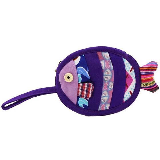 National style handmade fish women's bag cartoon bag cute bag Yunnan handbags and wrist bag coin purse cloth art bags
National style handmade fish women's bag cartoon bag cute bag Yunnan handbags and wrist bag coin purse cloth art bags