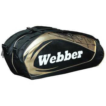 ກະເປົາແບດມິນຕັນຂອງແທ້ Weber ກະເປົາແບ້ດຽວບ່າແບບພົກພາ Portable tennis bag racket bag for men and women