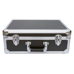 Thickened large aluminum alloy audio flight case, home maintenance tool box, document storage box