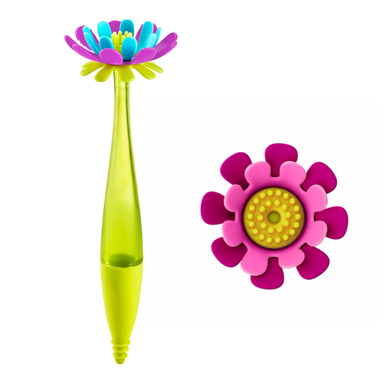 boon baby baby multifunctional nipple brush, bottle cleaning brush + mini cleaning brush