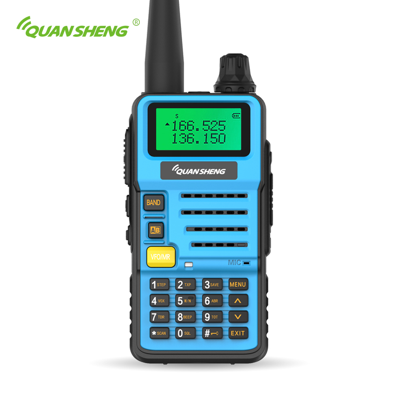 quansheng uv-r50 outdoor walkie talkie dual frequency dual section professional civil frequency modulation high power self driving tour km mobile