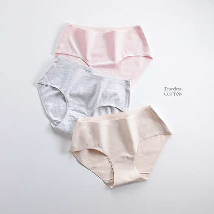 红豆内裤女无痕纯棉全棉质裆少女式中腰女生大码性感女士三角裤头-tmall.com天猫 红豆内裤女无痕纯棉全棉质裆少女式中腰女生大码性感女士三角裤头-tmall.com天猫