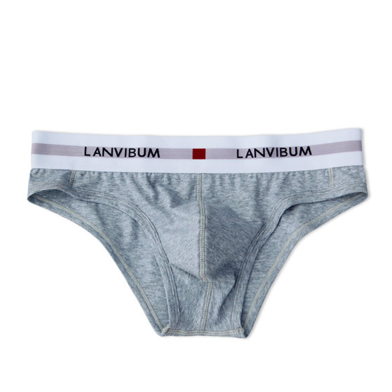 Two bikini men's underwear triangle, cotton cotton low -waist, half -hip sexy u convex bag comfortable youth T pants tide Two bikini men's underwear triangle, cotton cotton low -waist, half -hip sexy u convex bag comfortable youth T pants tide