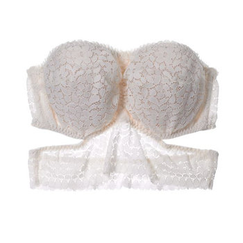 PJ Peach Wireless ເຕົ້ານົມຂະຫນາດນ້ອຍ Strapless ທໍ່ບໍ່ລື່ນເທິງຫໍ່ເຕົ້ານົມທີ່ສວຍງາມກັບຄືນໄປບ່ອນເບິ່ງບໍ່ເຫັນສະດວກສະບາຍ lace underwear Bra