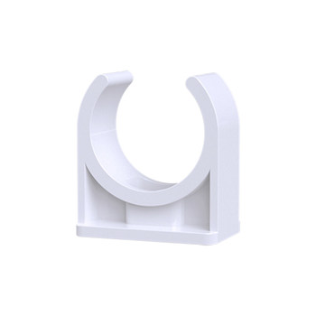 ອຸປະກອນເສີມທໍ່ PVC clip ທໍ່ນ້ໍາ clip ພາດສະຕິກ U-shaped ແກ້ໄຂ 1 ນິ້ວ clip 4 ຈຸດ 6DN20 25 32 40mm