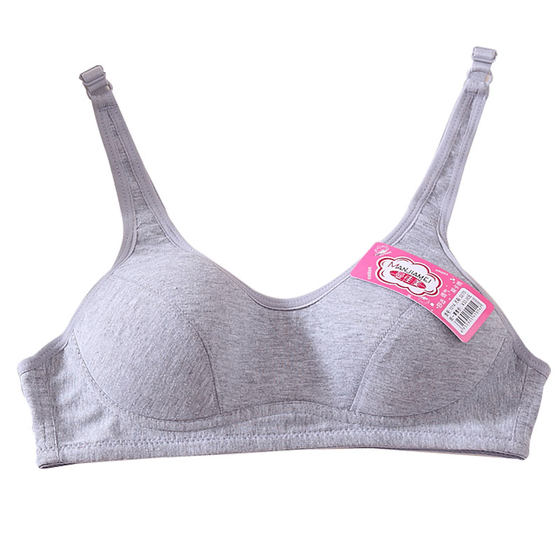 Developing period small chest student underwear, thin all cotton, comfortable, and without steel rings, Japanese white cute girl bra Developing period small chest student underwear, thin all cotton, comfortable, and without steel rings, Japanese white cute girl bra