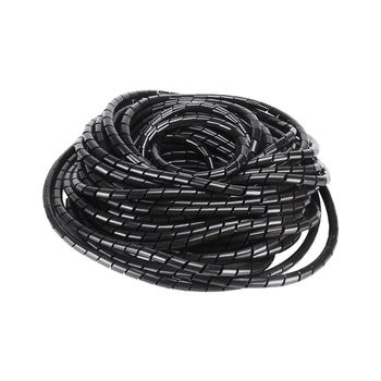 ເຄື່ອງພິມ 3D PE winding tape winding tube wrapped tube wire network cable insulating tube 8mm spiral wire collection tube Protection