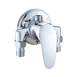 Exposed shower faucet open pipe hot and cold faucet shower set switch solar water heater mixing valve