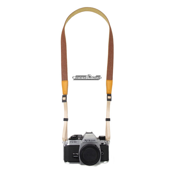 Camel Cowboy narrow camera back strap decompression micro single camera shoulder strap to stand the camera Camel Cowboy narrow camera back strap decompression micro single camera shoulder strap to stand the camera