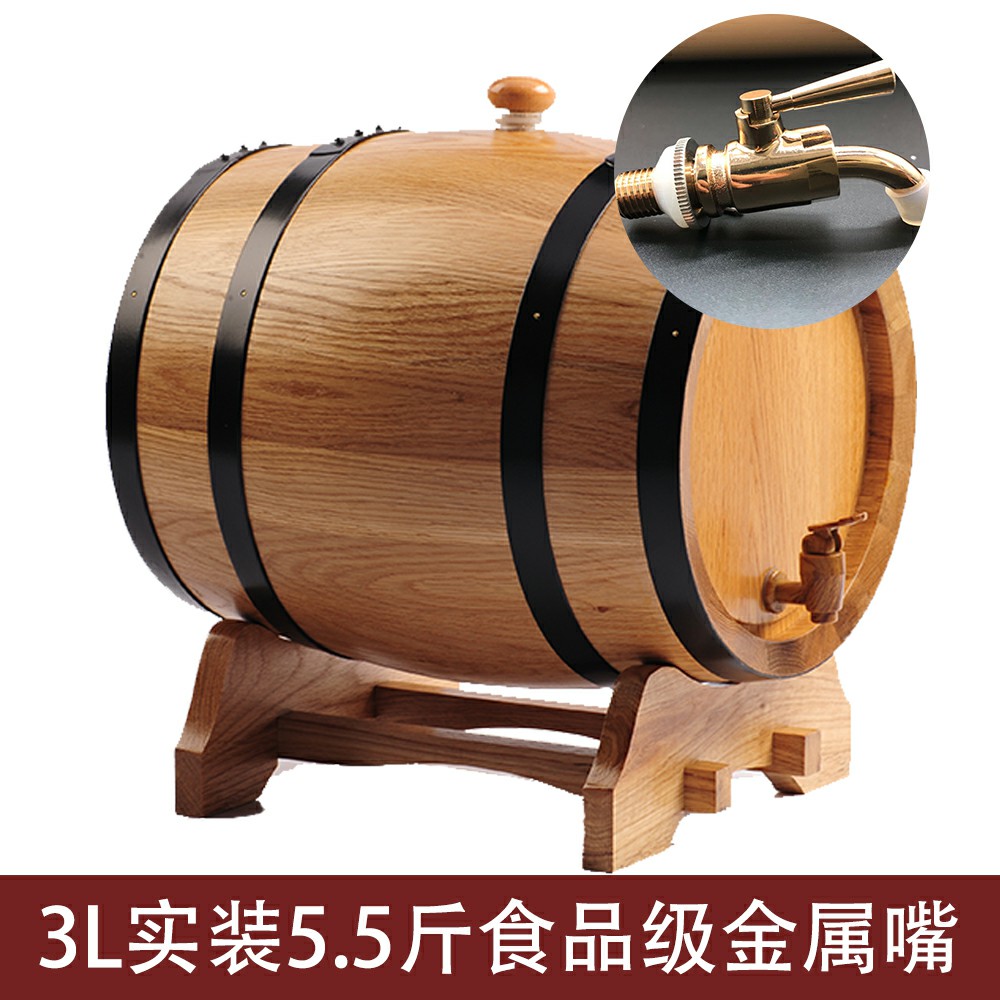 brand gutsless oak wine barrels 3 liters 5 liters 10l 20l 30 liters toasted oak barrels, wine barrels, self-brewed wine barrels