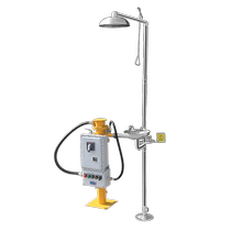 Explosion-proof electric heated eyewash machine factory industrial emergency spray eyewash machine 304 stainless steel factory inspection