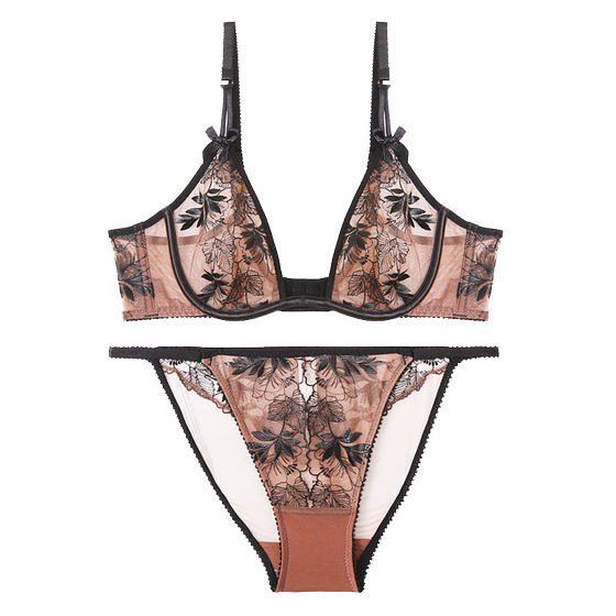 Sexy deep U low -hearted ultra -thin mesh embroidery lace all transparent gathering bras set see -through BRA underwear
Sexy deep U low -hearted ultra -thin mesh embroidery lace all transparent gathering bras set see -through BRA underwear