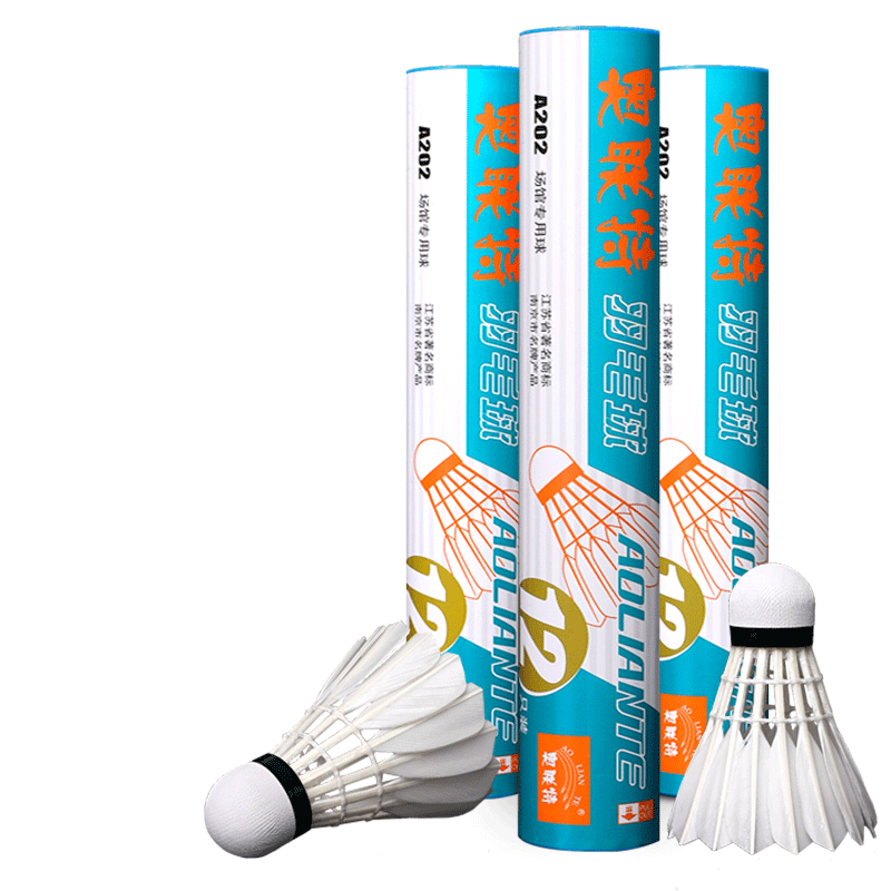 Genuine 12 packed badminton goose feather balls stabilize and play the royal indoor outdoor training game. Genuine 12 packed badminton goose feather balls stabilize and play the royal indoor outdoor training game.