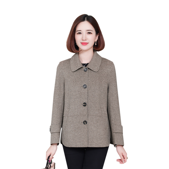 Autumn and winter new double -sided cashmere woolen woolen outer women's short loose Korean version of the small woolen woolen coat
Autumn and winter new double -sided cashmere woolen woolen outer women's short loose Korean version of the small woolen woolen coat