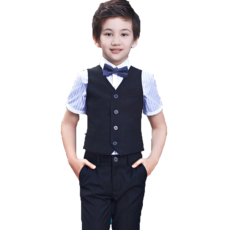 Boys vest dress suit flower boy host children's performance suit wedding piano performance suit summer
Boys vest dress suit flower boy host children's performance suit wedding piano performance suit summer
