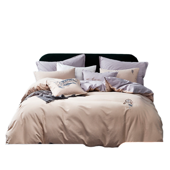 Mengjie Home Textile High-Stack Long-Long-Lin Cotton Four-Piece Set Full Cotton Pure Cotton Embroidered Bedding Set Autumn and Winter Furted Bed Sheets
Mengjie Home Textile High-Stack Long-Long-Lin Cotton Four-Piece Set Full Cotton Pure Cotton Embroidered Bedding Set Autumn and Winter Furted Bed Sheets