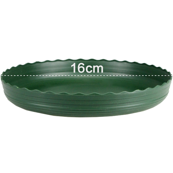 Household garden gallon pot tray green dill plant planting gardening tools, succulent PP plastic universal flower pot tray Household garden gallon pot tray green dill plant planting gardening tools, succulent PP plastic universal flower pot tray