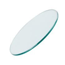 Tempered glass desktop round round glass countertop round glass piece disc garden table large round table coffee table diameter explosion-proof