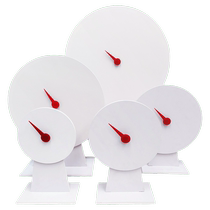 Desktop small turntable white blank lucky big turntable white disc handmade DIY customized PVC foam board