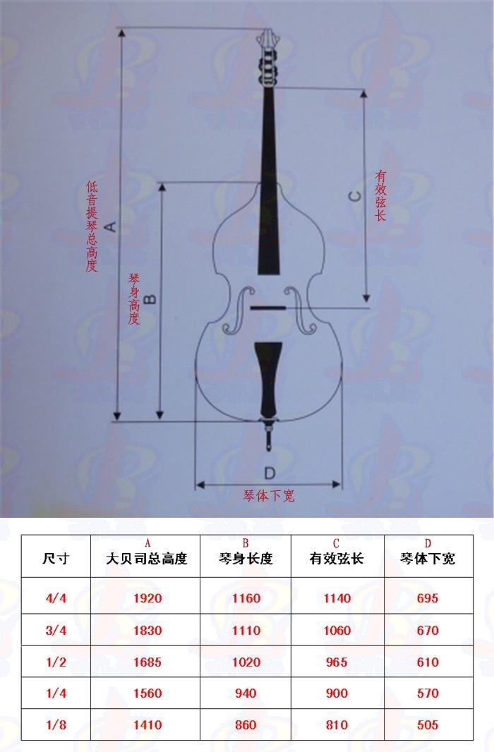 大提琴琴码左右高低图片