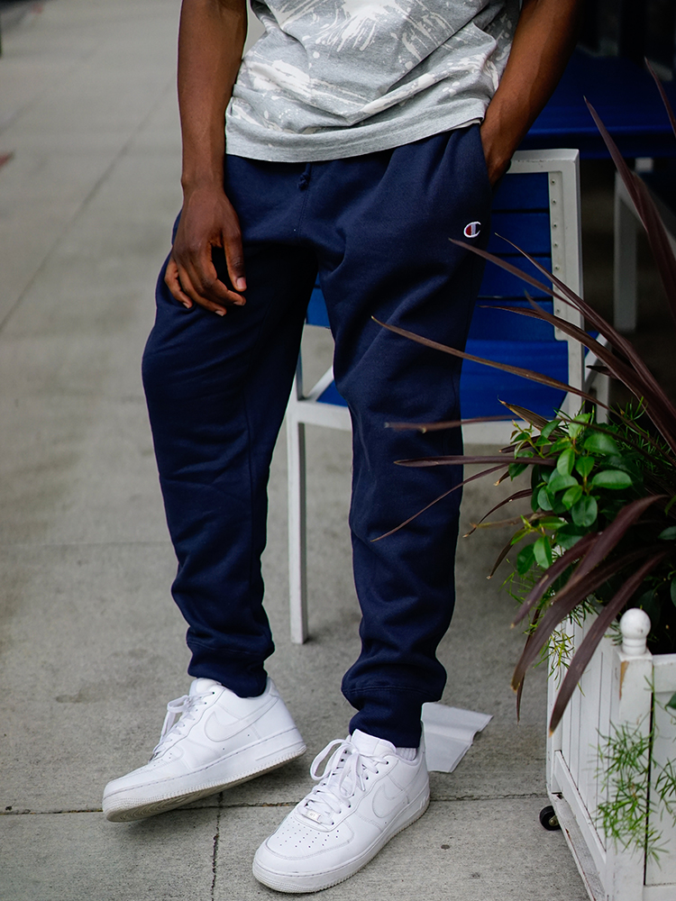 champion 冠军牌 男式运动针织长裤 gf01 ￥89 三色可选