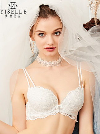伊丝艾拉蕾丝性感双肩带文胸 新款聚拢厚杯美背小胸内衣女bra-tmall.com天猫 伊丝艾拉蕾丝性感双肩带文胸 新款聚拢厚杯美背小胸内衣女bra-tmall.com天猫