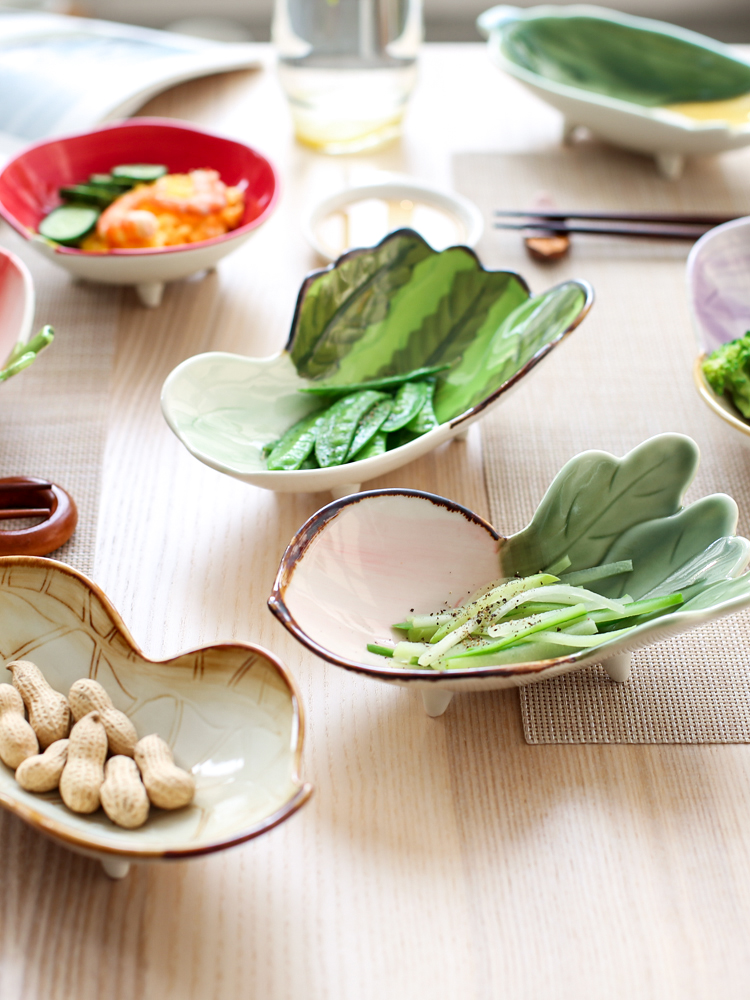 Sichuan island house creative lovely special - shaped ceramic bowls of household single bowl dessert snacks bowl of fruit salad bowl