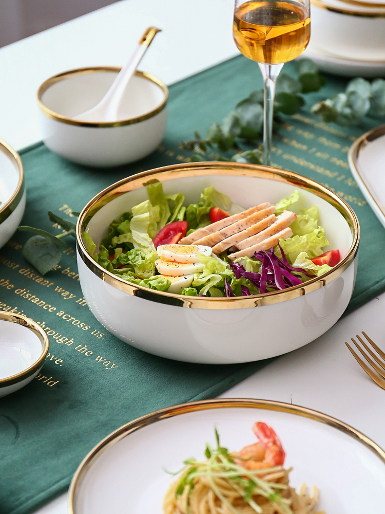 In northern sichuan ceramic dishes suit web celebrity creative move household utensils to use always rainbow such as bowl beef dish