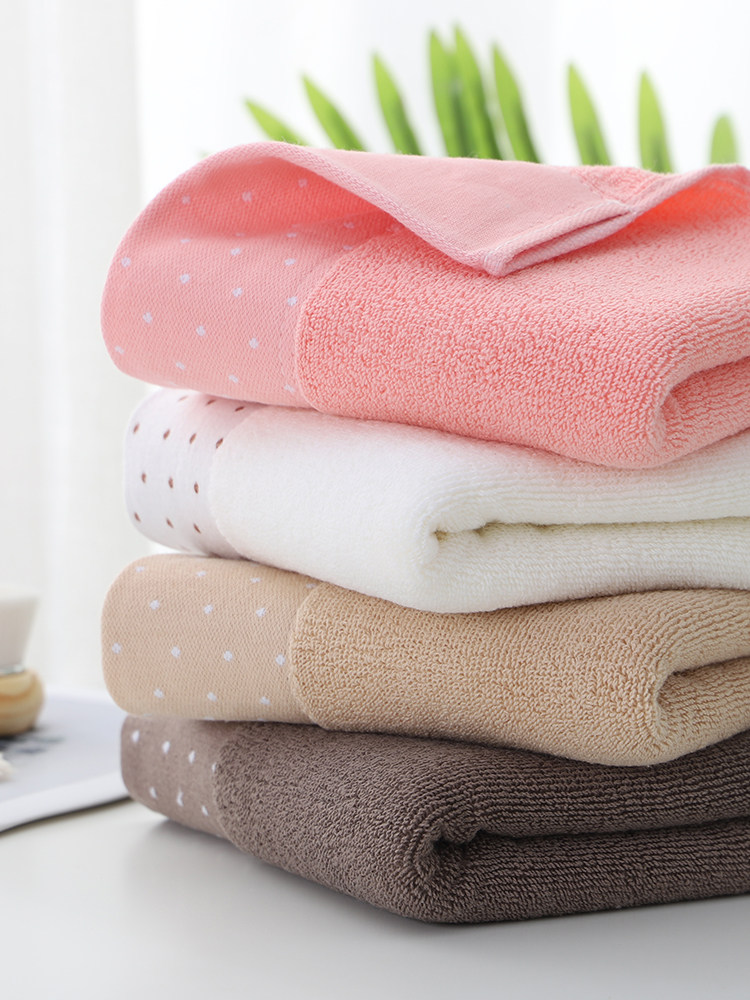 ผ้าขนหนู 4 Article Levin Flowers Towel Cotton Adult Bathe Household Cotton Men and women Handkerchief Soft Water Not Fall Hair W  