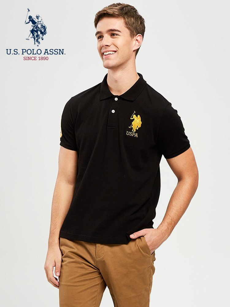 U.S. Polo Assn. 美国马球协会 纯棉 男式POLO衫 天猫优惠券折后￥99包邮（￥169-70）多色可选