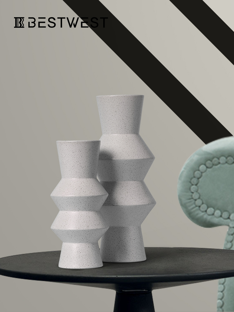 BEST WEST creative ceramic vase furnishing articles of I and contracted sitting room wine dry flower vases, soft adornment