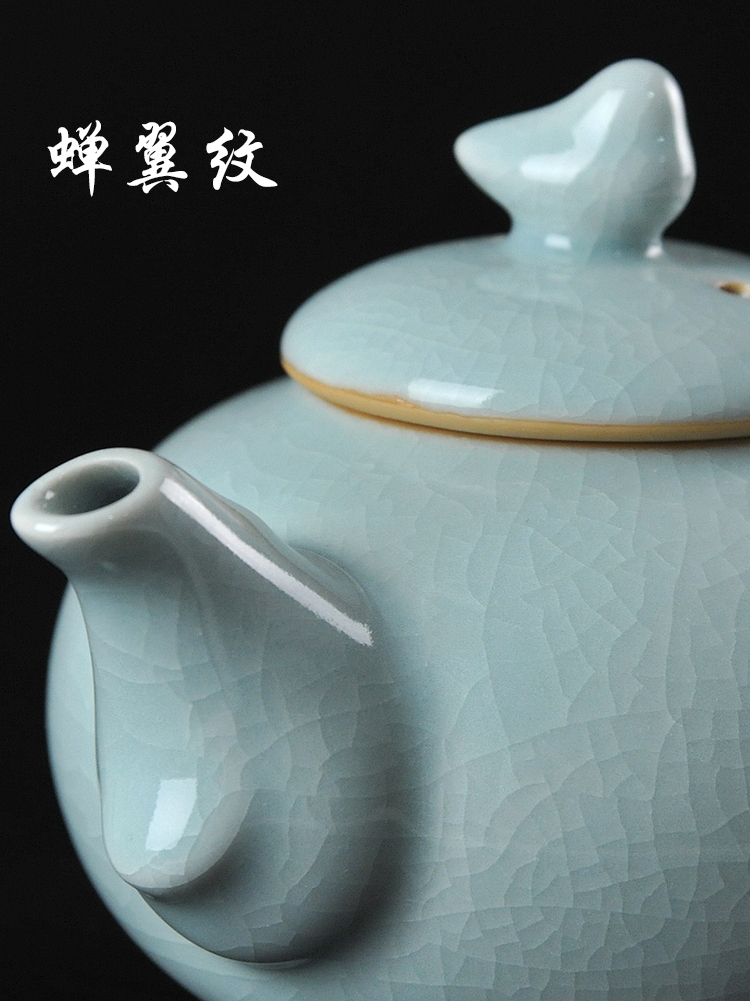 Undressed ore archaize your up ceramic teapot kung fu tea set single pot of black tea teapot side restoring ancient ways, the home office