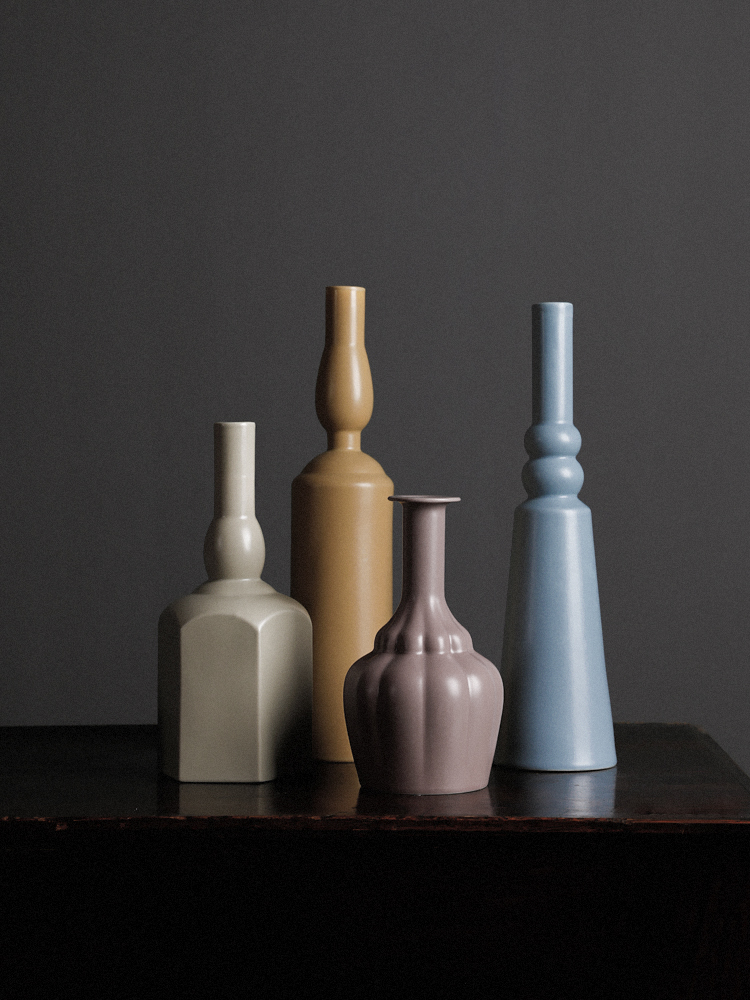 Morandi fastens the Nordic ins manual furnishing articles creative ceramic vase in the sitting room porch decoration decoration